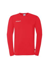 Trainingsshirt Uhlsport "Sweatshirt Essential", Herren, Gr. XL, rot (rot, wei&szlig;), Obermaterial: 100% Polyester Pol. recyc.., Shirts Trainingsshirt