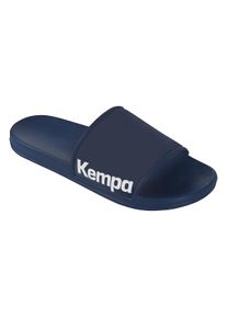 Badepantolette Kempa "Schuhe Badepantolette", Herren, Gr. 9.5, blau (marine, wei&szlig;), Obermaterial: 100% Polyurethan PU., Schuhe Badepantolette