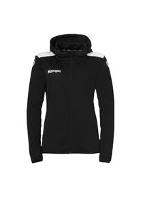 Trainingsjacke Kempa "Kapuzenjacke Emotion 27 Women", Herren, Gr. XS, schwarz (schwarz, wei&szlig;), Obermaterial: 100% Polyester Pol. recyc.., Jacken Trainingsjacke