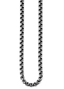 Adelia&acute;s Gliederkette ADELIA&acute;S "Herren Halskette aus Edelstahl 80 cm" Gr. 80, silber, Halsketten, Herren, Edelstahl, Gliederkette