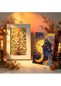 8/16/24/36 pcs Post cards With Frame custom images,DIY card,suitable as a gift to express feelings on various holidays