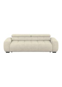 Luca Bessoni , Creme , Textil , 248x77-97x108 cm , Stoffauswahl, R&uuml;cken echt, elektrischer Sitzvorzug , Wohnzimmer, Sofas & Couches, Sofas, Big Sofas
