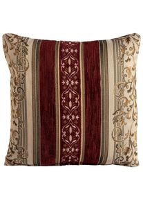 Max Winzer , Rot, Beige , Textil , Streifen , F&uuml;llung: Silikon,Silikon , 40x40 cm , Goldenes M, Made in Europe ,