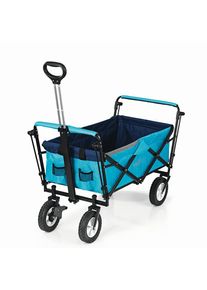 M&Ouml;BELIX M&ouml;belix , Blau , Metall, Kunststoff, Textil , 52x100x108 cm , Freizeit, Camping, Bollerwagen