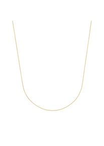 Collierkettchen Amor, gelbgoldfarben, Halsketten, Damen, Gelbgold 375, L: 45 B: 0,5mm, Collierkettchen, Made in Germany, B:0,5mm