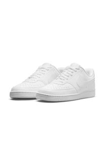 Sneaker Nike Sportswear "Court Vision Low Next Nature", Damen, Gr. 43, wei&szlig;, Synthetik, Schuhe Sneaker, inspiriert vom Design des Nike Air Force