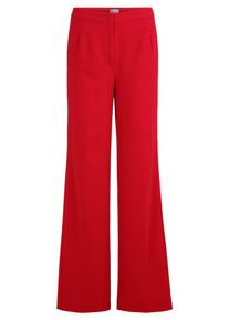 Anzughose Vera Mont "Anzughose mit Taschen", Damen, Gr. 42, EURO, rot (rot rose), Obermaterial: 100% Polyester PES., Hosen Anzughose