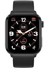 Ice Watch Smartwatch ICE-WATCH "ICE smart 3.0", schwarz (schwarz, schwarz, schwarz), Smartwatches, Smartwatch, Armbanduhr,Damenuhr,Herrenuhr,Silikonarmband,Bluetooth,digital