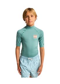 Strandshirt Billabong "RE ISHORT SLEEVEUE SHORT SLEEVE BOY", Jungen, Gr. 8 (122/128), sea gr&uuml;n, Obermaterial: 84% Polyester, 16% Elasthan, Shirts Strandshirt, f&uuml;r Kinder und Jugendliche, sportlicher Stil, kurze &Auml;rmel