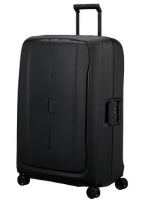 Hartschalen-Trolley Samsonite "ESSENS, verschiedene Gr&ouml;&szlig;en und Farben", Damen, Gr. B/H/T: 56cm x 81cm x 34cm 140 l, grau (graphite), Polypropylen, Strukturmuster, Koffer Hartschalen-Trolley, mit robustem Polypropylen-Geh&auml;use, mit mehreren F&auml;chern