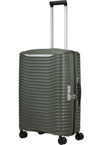 Hartschalen-Trolley Samsonite "UPSCAPE, verschiedene Gr&ouml;&szlig;en und Farben", Damen, Gr. B/H/T: 47cm x 68cm x 28cm 75 l, gr&uuml;n (climbing ivy), Polypropylen, gestreift, Koffer Hartschalen-Trolley, mit Volumenerweiterung, mit Tragegriff oben und seitlich