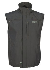 Funktionsweste DEPROC Active "KENORA MEN Full Stretch Vest", Herren, Gr. S (48), schwarz, 95% Nylon; 5% Elasthan mit Membrane, Westen Funktionsweste, auch in Gro&szlig;en Gr&ouml;&szlig;en erh&auml;ltlich