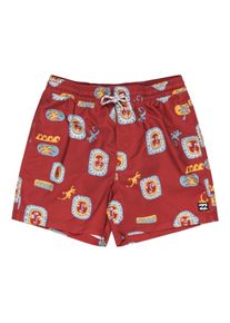 Boardshorts Billabong "Vacay 14", Jungen, Gr. S, rot (dusty rot), Obermaterial: 100% Microfaser;, Hosen Boardshorts
