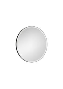 Laufen YVA Spiegel H4485200YV4501 rund, 1000x40x1000 mm, LED-Beleuchtung, Ein/Aus/Dimmer, schwarz matt
