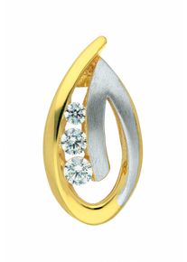 Adelia&acute;s Kettenanh&auml;nger ADELIA&acute;S "585 Gold Anh&auml;nger mit Zirkonia", gold, Schmuckanh&auml;nger, Damen, mit Zirkonia, Gelbgold 585, Kettenanh&auml;nger