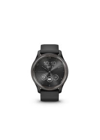 Smartwatch Garmin "VIVOMOVE TREND", schwarz (schwarz, schwarz, schiefergrau), Smartwatches, Smartwatch