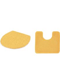 Badematte Kleine Wolke "RELAX", mimose, H:30mm, Polyacryl, Badematten, Badematte, Badteppich, meliert, rechteckig, rund & als Set erh&auml;ltlich