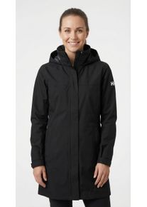 Regenmantel Helly Hansen "W ADEN LONG COAT", Damen, Gr. XS, schwarz, Obermaterial: 100% Polyester. Futter: 100% Polyester, M&auml;ntel Regenmantel, mit wasserdichter Technologie, atmungsaktiv, winddicht