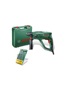 Bosch Home and Garden Bohrhammer BOSCH HOME & GARDEN "PBH 2100 RE", gr&uuml;n (gr&uuml;n, rot), B:390mm H:115mm L:375mm, Bohrmaschinen, Bohrhammer, inkl. 6-tlg. Bohrer-Set