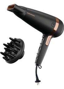 Ionic-Haartrockner Grundig "HD 7081", rosa (schwarz, ros&eacute;gold), HaartrocknerB:20,8cm H:22,2cm T:9cm, Kunststoff, Ionic-Haartrockner, NaturaShine, B:20,8cm H:22,2cm T:9cm