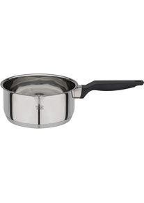 Kasserolle GSW "Como", silber (edelstahlfarben), H:7,5cm &Oslash;:16cm, T&ouml;pfe, Kasserolle, Induktion