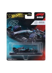 Hotwheels Spielzeug-Auto HOT WHEELS "Hot Wheels Premium F1 - Team Mercedes Benz Driver 1", bunt, Spielzeugfahrzeuge, KinderB:6,5cm, Metall, Spielzeug-Auto, B:6,5cm