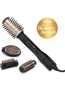 Warmluftb&uuml;rste BaByliss "Big Hair Luxe Warmluftb&uuml;rste mit 4 Aufs&auml;tzen, AS970E", gold (goldfarben), MultihaarstylerB:40cm H:18cm T:10cm, Warmluftb&uuml;rste, 650W Rundb&uuml;rstenf&ouml;hn, Rotierend, Ionen-Technologie, 4 Aufs&auml;tze, B:40cm H:18cm T:10cm