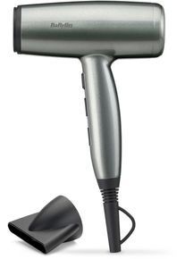 Haartrockner BaByliss "Xanadu Haartrockner, D581DE, kompakter Ionen-F&ouml;hn", gr&uuml;n, grau, HaartrocknerB:23cm H:29cm T:8cm, Kunststoff, Haartrockner, 2100W, F&ouml;n mit 1 Aufsatz, leicht und leistungsstark, kompakt, B:23cm H:29cm T:8cm