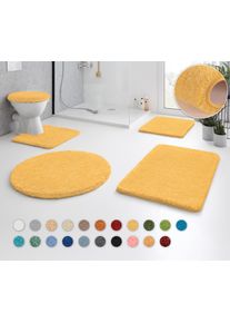 Badematte Kleine Wolke "RELAX" Gr. 13, orange (mimose), H:30mm, Polyacryl, Badematten, Badematte, Badteppich, meliert, rechteckig, rund & als Set erh&auml;ltlich