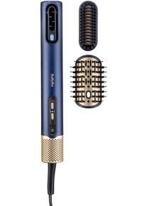 Haartrockner BaByliss "BaByliss Air Wand 3-in-1 Multihaarstyler ohne Hitzesch&auml;den, AS6550E", blau (navy, blau, gold), Haartrockner, KinderB:33,5cm H:32,4cm T:14cm, Haartrockner, Digitalmotor, Ionen-Technologie, Warmluftb&uuml;rste mit 2 Aufs&auml;tzen, B:33,5cm H:32,4cm T:14cm