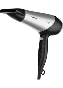Haartrockner Grundig "HD 6080 B", schwarz (silber, schwarz), HaartrocknerB:28,9cm H:28,7cm T:9,2cm, Kunststoff, Metall, Haartrockner, B:28,9cm H:28,7cm T:9,2cm
