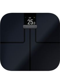 Personenwaage Garmin "Index S2 Smart Scale", schwarz, PersonenwaagenB:32cm H:2,8cm T:31cm, Personenwaage, B:32cm H:2,8cm T:31cm, Topseller