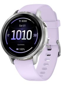 Smartwatch Garmin "Venu 4", lavendelblau, grau, silber, Smartwatches, 41, Smartwatch