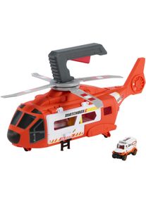 Spielzeug-Hubschrauber Matchbox "Action Drivers Rettungshubschrauber", bunt, Spielzeugfahrzeuge, Kinder, Kunststoff, Spielzeug-Hubschrauber, mit Die-Cast-Spielzeugrettungswagen