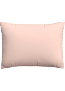 Kissenbezug Schlafgut "Premium Kissenbezug Woven Satin (1 St)", rot (rot light), B:70cm L:90cm, Mako-Satin, Obermaterial: 100% Baumwolle, Kissenbez&uuml;ge, Kissenbezug, Ton-in-Ton Rei&szlig;verschluss, Fadendichte von 300tc, Uni, OEKO Tex