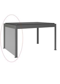 Amatio Pavillon-Rollo, Anthrazit, Grau, Metall, Textil, 268.7x215.5 cm, Sonnenschutz, Pavillons