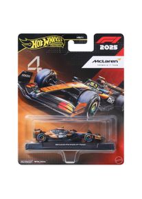 Hotwheels Spielzeug-Auto HOT WHEELS "Hot Wheels Premium F1 - Team MC Laren Driver 2", bunt, Spielzeugfahrzeuge, KinderB:6,5cm, Metall, Spielzeug-Auto, B:6,5cm
