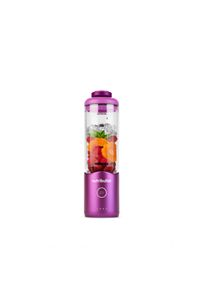 NUTRIBULLET Smoothie-Maker "Flex NBP013VT - zerkleinert Eis & gefrorene Fr&uuml;chte, Violett", violett, B:8,2cm H:39cm T:8,2cm, Zerkleinerer, 590ml, BPA-frei mit Trinkdeckel, USB-C & Trageschlaufe, 15+ Mixzyklen, Smoothie-Maker