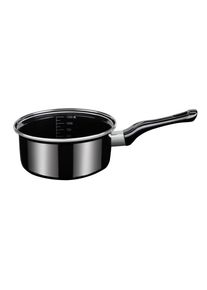 Kasserolle GSW "Profi-Black-Star", schwarz, H:8cm &Oslash;:16cm, T&ouml;pfe, Kasserolle, Induktion