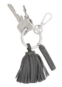 Schl&uuml;sselanh&auml;nger "Jeanine", Damen, grau, Nappaleder, MARC O'POLO ACCESSORIES, Schl&uuml;sselanh&auml;nger Schl&uuml;sselanh&auml;nger, mit Karabinerhaken