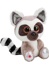 Kuscheltier Nici "Glubschis, Lemur King Lou 25 cm schlenkernd", wei&szlig;, Pl&uuml;schfiguren, KinderB:15cm H:25cm L:12cm, Kuscheltier, B:15cm H:25cm L:12cm