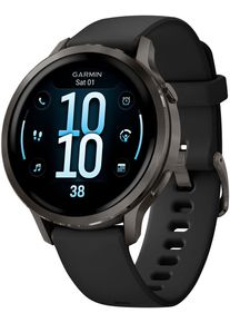 Smartwatch Garmin "Venu 4", schwarz, dunkelgrau, schwarz, Smartwatches, 41, Smartwatch
