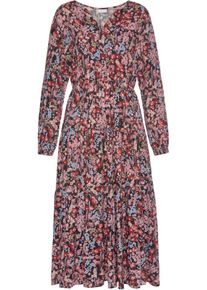 Lascana Damen Maxikleid in floral-bedruckt ,Gr&ouml;&szlig;e 40, Witt, 100% Viskose