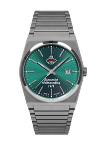 Automatikuhr RUHLA "Space Control Automatik", silber (silberfarben), Armbanduhren, Herren, Automatikuhr, Armbanduhr, Herrenuhr, Datum, Saphirglas, Made in Germany