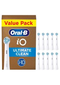 Aufsteckb&uuml;rsten Oral-B "iO Ultimative Reinigung", wei&szlig;, Zahnb&uuml;rstenk&ouml;pfe, 10 Stk., Aufsteckb&uuml;rsten, f&uuml;r fortgeschrittene Tiefenreinigung und Plaque-Entfernung