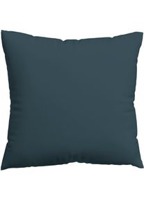 Kissenbezug Schlafgut "Premium Kissenbezug Woven Satin (1 St)", grau (grau deep), B:40cm L:40cm, Mako-Satin, Obermaterial: 100% Baumwolle, Kissenbez&uuml;ge, Kissenbezug, Ton-in-Ton Rei&szlig;verschluss, Fadendichte von 300tc, Uni, OEKO Tex