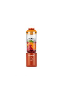NUTRIBULLET Smoothie-Maker "Flex NBP013OR - zerkleinert Eis & gefrorene Fr&uuml;chte, Orange", orange, B:8,2cm H:39cm T:8,2cm, Zerkleinerer, 590ml, BPA-frei mit Trinkdeckel, USB-C & Trageschlaufe, 15+ Mixzyklen, Smoothie-Maker