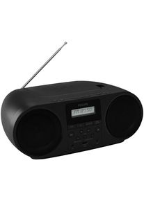 Philips UKW-Radio "TAZ5000/10", schwarz, B:31cm H:12,8cm T:21cm, Radios, UKW-Radio