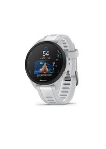 Smartwatch Garmin "Forerunner 165", grau (hellgrau, wei&szlig;, dunstgrau, steinwei&szlig;), Smartwatches, 1,2 &Prime;, Smartwatch, smarte Laufuhr, Garmin Coach, Tracknavigation, Wettkampfkalender