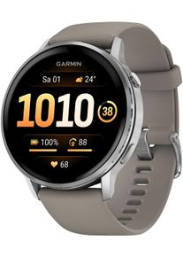 Smartwatch Garmin "Venu 4", grau, grau, silber, schwarz, Smartwatches, 45, Smartwatch